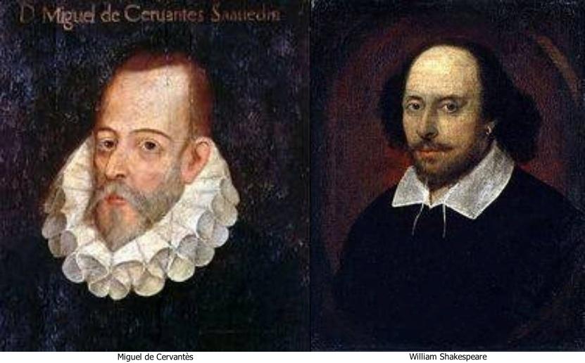 Miguel de cervantes et william shakespeare